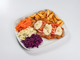 Zestaw: Filet z kurczaka z pomidorem i mozzarellą